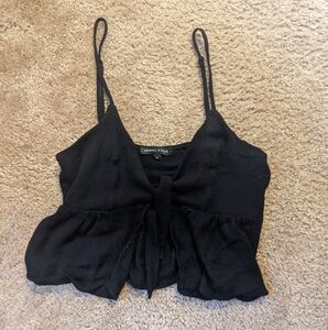 Kendall & Kylie Black Women's Top